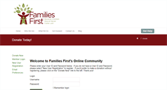 Desktop Screenshot of donate.familiesfirst.org